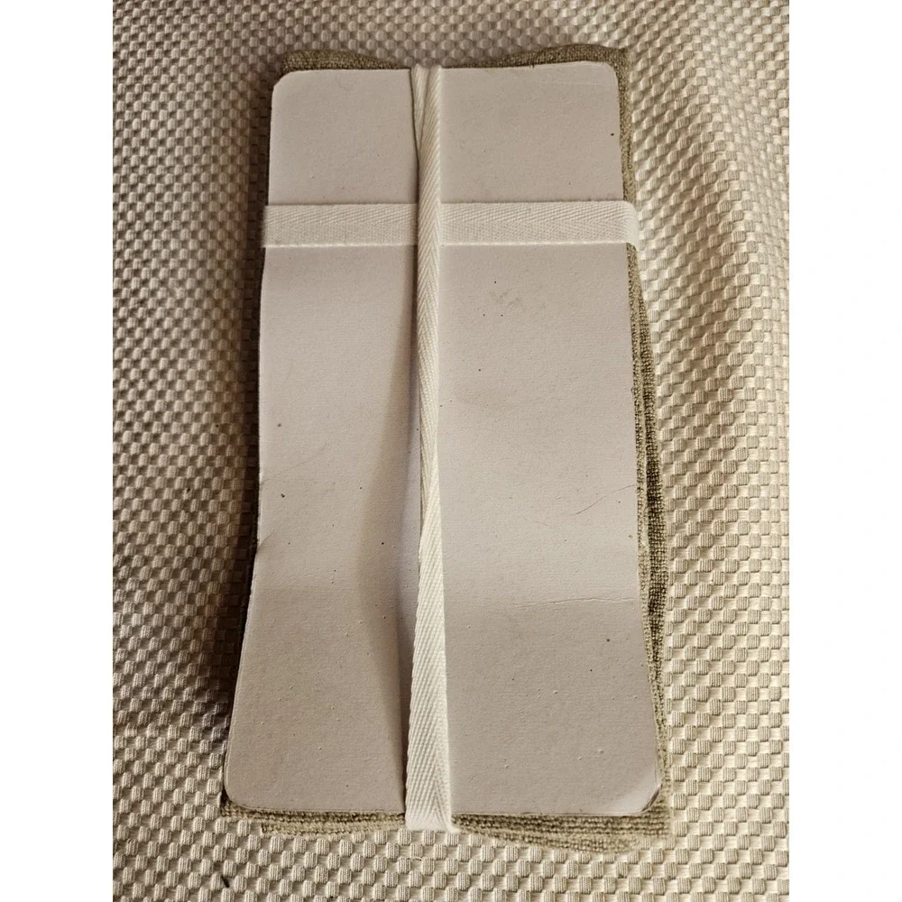 NWT Williams Sonoma Flax Linen Hemstitch Guest Towels Set of 2 Monogram C&S